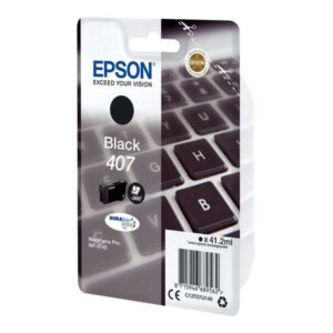 epson 407 negro cartucho de tinta original c13t07u140