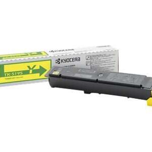 kyocera tk5195 amarillo cartucho de toner original 1t02r4anl0/tk5195y