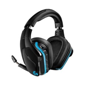 logitech g935 auriculares gaming inalambricos dts 7.1 lightsync con microfono iluminacion rgb autonomia hasta 12h microfono plegable diadema ajustable almohadillas acolchadas controles en auricular color negro