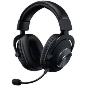 logitech g pro x auriculares gaming 7.1 con microfono microfono flexible diadema ajustable almohadillas acolchadas altavoces de 50mm cable de 2m color negro