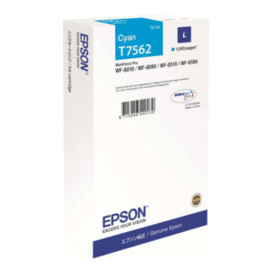 epson t7562 cyan cartucho de tinta original c13t756240/c13t75624n