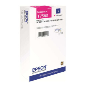 epson t7563 magenta cartucho de tinta original c13t756340/c13t75634n