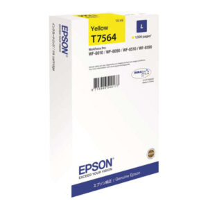 epson t7564 amarillo cartucho de tinta original c13t756440/c13t75644n
