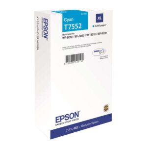 epson t7552 cyan cartucho de tinta original c13t755240/c13t75524n