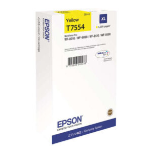 epson t7554 amarillo cartucho de tinta original c13t755440/c13t75544n
