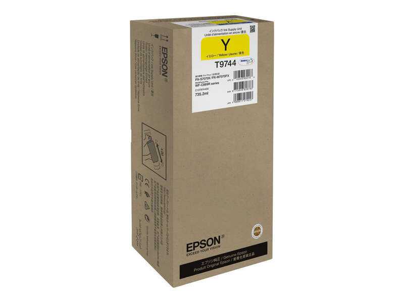 epson t9744 amarillo cartucho de tinta original c13t974400