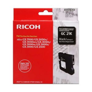 ricoh gc21k negro cartucho de gel original 405532