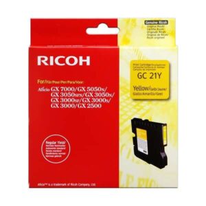 ricoh gc21y amarillo cartucho de gel original 405535