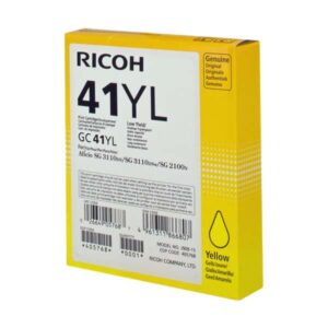 ricoh gc41yl amarillo cartucho de gel original 405768