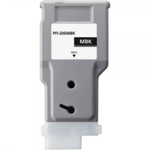 canon pfi206 negro mate cartucho de tinta pigmentada generico pfi206mbk/5302b001