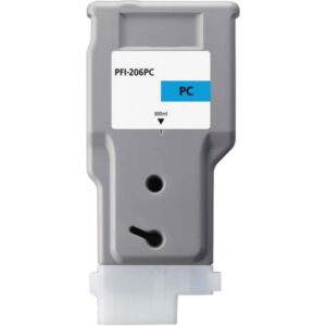 canon pfi206 cyan photo cartucho de tinta pigmentada generico reemplaza pfi206pc/5307b001