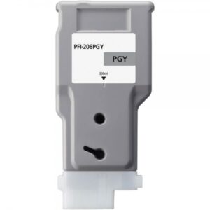 canon pfi206 gris photo cartucho de tinta pigmentada generico reemplaza pfi206pgy/5313b001