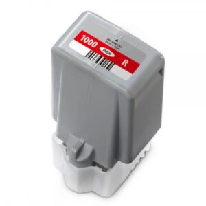 canon pfi1000 rojo cartucho de tinta pigmentada generico reemplaza pfi1000r/0554c001