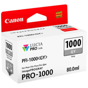 canon pfi1000 gris cartucho de tinta original pfi1000gy/0552c001