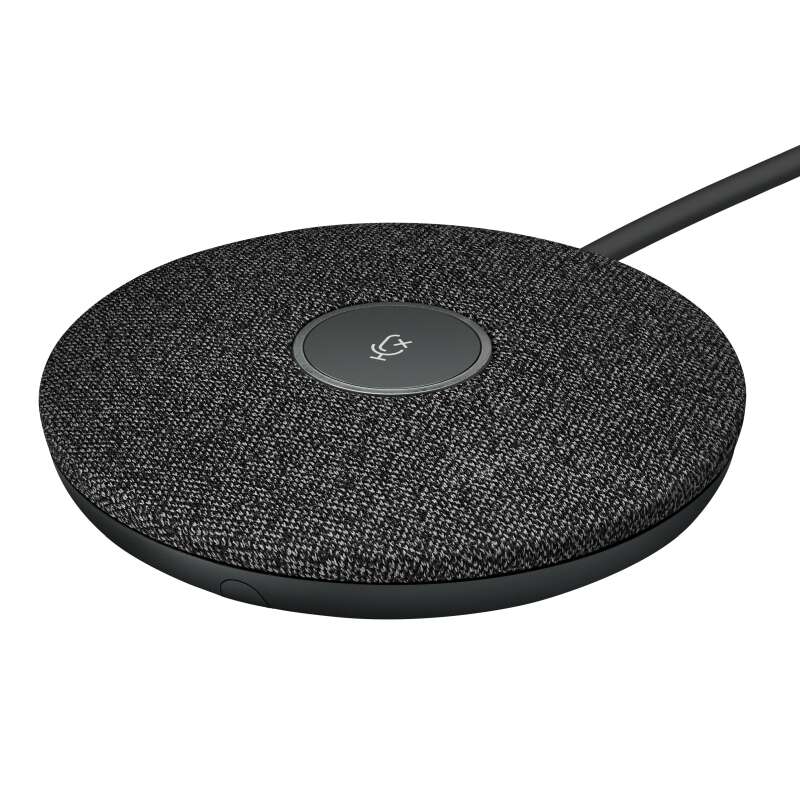 logitech rally microfono de expansion color negro