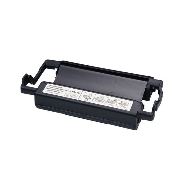 brother pc201 cartucho y rollo de transferencia termica original 1 rollo