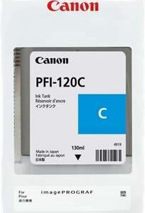 canon pfi120 cyan cartucho de tinta original 2886c001