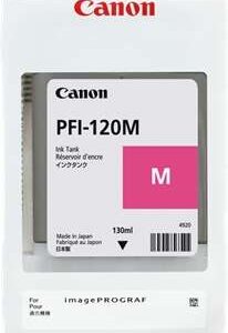 canon pfi120 magenta cartucho de tinta original 2887c001