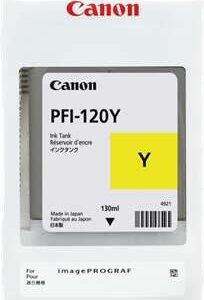 canon pfi120 amarillo cartucho de tinta original 2888c001