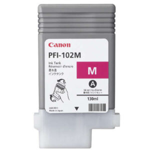 canon pfi102 magenta cartucho de tinta original 0897b001