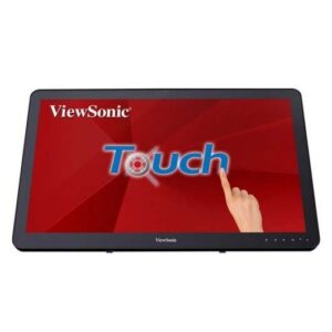 viewsonic monitor tactil led 24" full hd 10 puntos de contacto altavoces 5w angulo de vision 178º usb, hdmi, dp y vga vesa 100x100 mm