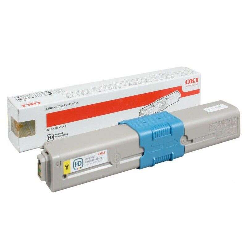 oki c510/c530/mc561/mc562 amarillo cartucho de toner original 44469722