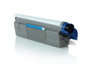 oki c610 cyan cartucho de toner generico reemplaza 44315307