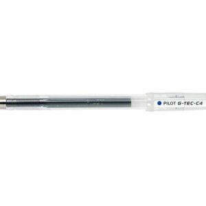 pilot boligrafo de gel g tec c4 extra fino recargable punta de bola 0.4mm trazo 0.2mm color azul