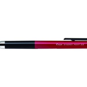 pilot boligrafo de gel synergy point retractil recargable punta fina 0.5mm trazo 0.25mm color rojo