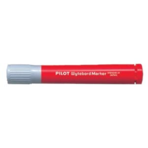 pilot rotulador para pizarra blanca punta redonda de 4mm trazo de 1.8mm recargable tinta con base de alcohol borrable en seco color rojo