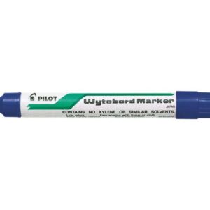 pilot rotulador para pizarra blanca punta redonda de 4mm trazo de 1.8mm borrable en seco color azul