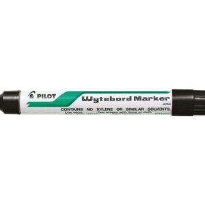 pilot rotulador para pizarra blanca punta redonda de 4mm trazo de 1.8mm borrable en seco color negro