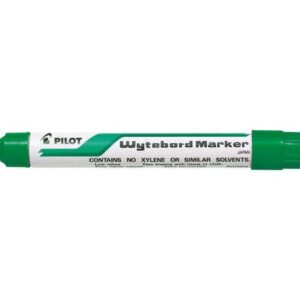 pilot rotulador para pizarra blanca punta redonda de 4mm trazo de 1.8mm borrable en seco color verde