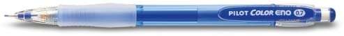pilot portaminas color eno h 197 trazo 0.7mm grip de goma goma de borrar mina color azul