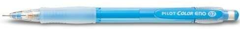 pilot portaminas color eno h 197 trazo 0.7mm grip de goma goma de borrar mina color azul claro