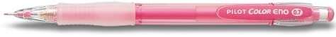 pilot portaminas color eno h 197 trazo 0.7mm grip de goma goma de borrar mina color rosa