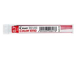 pilot pack de 6 minas para portaminas color eno h 197 0.7mm minas color rojo