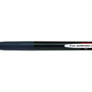 pilot boligrafo de bola retractil super grip g4 4 colores punta 1.0mm trazo 0.27mm cuerpo negro