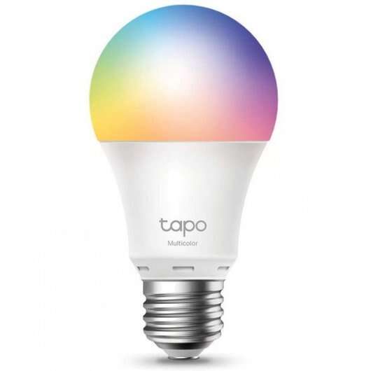 tp link tapo l530e e27 bombilla de luz inteligente multicolor wifi 806lm control de voz modo ausente
