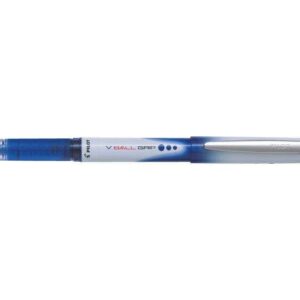 pilot boligrafo de tinta liquida v ball grip 05 punta de bola conica 0.5mm trazo 0.3mm grip de goma color azul