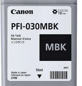 canon pfi030 negro mate cartucho de tinta original 3488c001