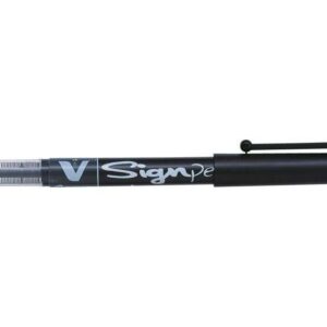 pilot rotulador de punta fina v sign pen punta fina de 2mm trazo de 0.6mm color negro