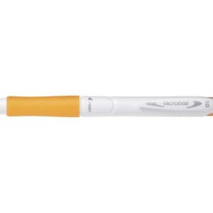 pilot boligrafo de bola retractil acroball purewhite recargable fabricado con plastico reciclado punta redonda 1mm trazo 0.28mm grip ergonomico color naranja