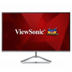 viewsonic monitor led 27" ips full hd 1080p 75hz respuesta 4ms altavoces 2x2w angulo de vision 178º 16:9 hdmi y vga vesa 75x75mm modo eco color negro/plata