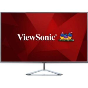 viewsonic monitor led 32" ips full hd 1080p 75 hz respuesta 4ms angulo de vision 178º altavoces 4w 16:9 hdmi, dp, vga vesa 100x100 mm color negro/plata