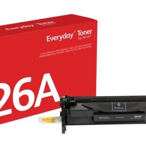 xerox everyday hp cf226a negro cartucho de toner generico reemplaza 26a