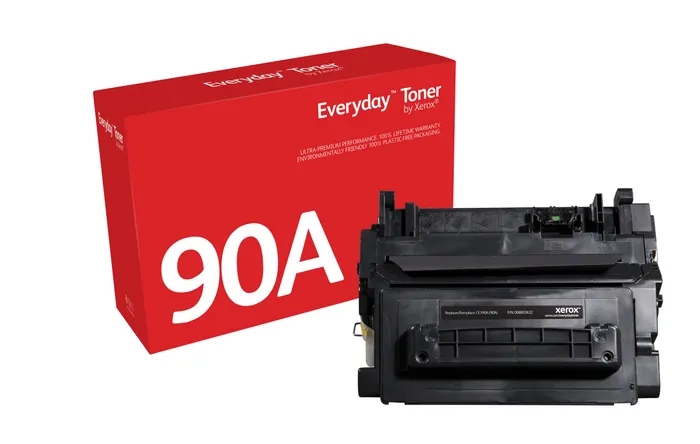 xerox everyday hp ce390a negro cartucho de toner generico reemplaza 90a