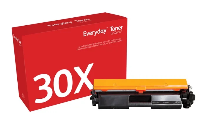 xerox everyday hp cf230x negro cartucho de toner generico reemplaza 30x