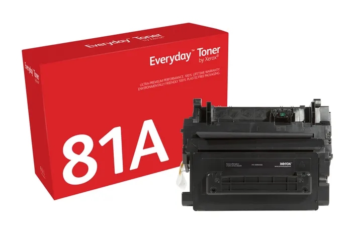 xerox everyday hp cf281a negro cartucho de toner generico reemplaza 81a