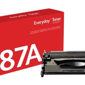 xerox everyday hp cf287a negro cartucho de toner generico reemplaza 87a